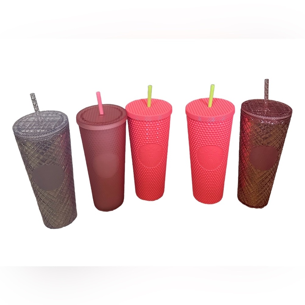Starbucks Studded Tumbler Cup Mixed Lot of 5 Venti 24 Oz NEW